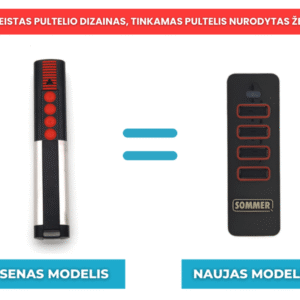 SOMMER 4020 TX03-868-4 , vartu pultelis , vartų pultelis .